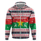 Christmas Burkina Faso Hoodie Reindeer Star Design - African Pride