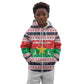 Christmas Burkina Faso Kid Hoodie Reindeer Star Design - African Pride