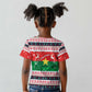 Christmas Burkina Faso Kid T shirt Reindeer Star Design - African Pride