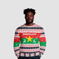 Christmas Burkina Faso Ugly Christmas Sweater Reindeer Star Design - African Pride