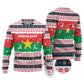 Christmas Burkina Faso Ugly Christmas Sweater Reindeer Star Design - African Pride