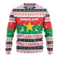 Christmas Burkina Faso Ugly Christmas Sweater Reindeer Star Design - African Pride