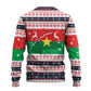 Christmas Burkina Faso Ugly Christmas Sweater Reindeer Star Design - African Pride