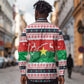 Christmas Burkina Faso Long Sleeve Button Shirt Reindeer Star Design - African Pride