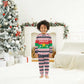 Christmas Burkina Faso Christmas Pajama Set Reindeer Star Design - African Pride