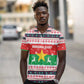 Christmas Burkina Faso Polo Shirt Reindeer Star Design - African Pride