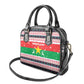 Christmas Burkina Faso Shoulder Handbag Reindeer Star Design - African Pride
