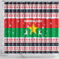 Christmas Burkina Faso Shower Curtain Reindeer Star Design - African Pride