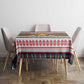 Christmas Burkina Faso Tablecloth Reindeer Star Design - African Pride