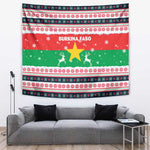 Christmas Burkina Faso Tapestry Reindeer Star Design - African Pride