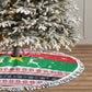 Christmas Burkina Faso Tree Skirt Reindeer Star Design - African Pride