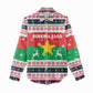 Christmas Burkina Faso Women Casual Shirt Reindeer Star Design - African Pride