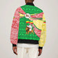 Ethiopia Christmas Bomber Jacket Santa Riding Lion Ethiopian Flag Colors and Tribal - African Pride