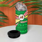 Ethiopia Christmas 4 in 1 Can Cooler Tumbler Santa Riding Lion Ethiopian Flag Colors and Tribal - African Pride