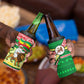 Ethiopia Christmas 4 in 1 Can Cooler Tumbler Santa Riding Lion Ethiopian Flag Colors and Tribal - African Pride