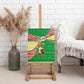 Ethiopia Christmas Canvas Wall Art Santa Riding Lion Ethiopian Flag Colors and Tribal - African Pride