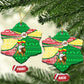 Ethiopia Christmas Ceramic Ornament Santa Riding Lion Ethiopian Flag Colors and Tribal - African Pride