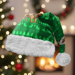 Ethiopia Christmas Santa Hat Santa Riding Lion Ethiopian Flag Colors and Tribal - African Pride
