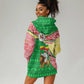 Ethiopia Christmas Hoodie Dress Santa Riding Lion Ethiopian Flag Colors and Tribal - African Pride
