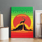Ethiopia Christmas Canvas Wall Art Mountain Gazelle Sunset Ethiopian Flag - African Pride