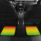 Ethiopia Christmas Car Mats Mountain Gazelle Sunset Ethiopian Flag - African Pride