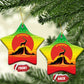 Ethiopia Christmas Ceramic Ornament Mountain Gazelle Sunset Ethiopian Flag - African Pride