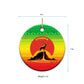 Ethiopia Christmas Ceramic Ornament Mountain Gazelle Sunset Ethiopian Flag - African Pride