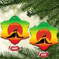 Ethiopia Christmas Ceramic Ornament Mountain Gazelle Sunset Ethiopian Flag - African Pride