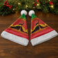 Ethiopia Christmas Santa Hat Mountain Gazelle Sunset Ethiopian Flag - African Pride