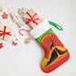 Ethiopia Christmas Stocking Mountain Gazelle Sunset Ethiopian Flag - African Pride