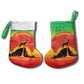 Ethiopia Christmas Stocking Mountain Gazelle Sunset Ethiopian Flag - African Pride