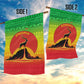 Ethiopia Christmas Garden Flag Mountain Gazelle Sunset Ethiopian Flag - African Pride
