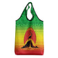 Ethiopia Christmas Grocery Bag Mountain Gazelle Sunset Ethiopian Flag - African Pride