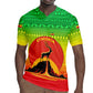Ethiopia Christmas Rugby Jersey Mountain Gazelle Sunset Ethiopian Flag - African Pride