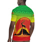 Ethiopia Christmas Rugby Jersey Mountain Gazelle Sunset Ethiopian Flag - African Pride