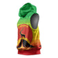 Ethiopia Christmas Sleeveless Hoodie Mountain Gazelle Sunset Ethiopian Flag - African Pride