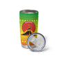 Ethiopia Christmas Tumbler Cup Mountain Gazelle Sunset Ethiopian Flag - African Pride