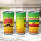 Ethiopia Christmas Tumbler Cup Mountain Gazelle Sunset Ethiopian Flag - African Pride