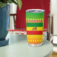 Ethiopia Christmas Tumbler Cup Mountain Gazelle Sunset Ethiopian Flag - African Pride