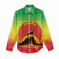 Ethiopia Christmas Women Casual Shirt Mountain Gazelle Sunset Ethiopian Flag - African Pride