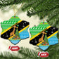 Tanzania Christmas Ceramic Ornament Giraffe Christmas Tree Snowflakes and Flag - African Pride