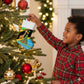 Tanzania Christmas Stocking Giraffe Christmas Tree Snowflakes and Flag - African Pride