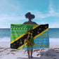 Tanzania Christmas Sarong Giraffe Christmas Tree Snowflakes and Flag - African Pride
