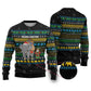 Tanzania Christmas Ugly Christmas Sweater African Santa Riding Elephant Snowflakes - African Pride