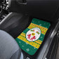 Togo Christmas Car Mats African Santa Lion Drummer Gingerbread - African Pride