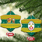 Togo Christmas Ceramic Ornament African Santa Lion Drummer Gingerbread - African Pride