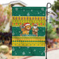 Togo Christmas Garden Flag African Santa Lion Drummer Gingerbread - African Pride