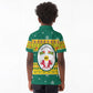 Togo Christmas Kid Polo Shirt African Santa Lion Drummer Gingerbread - African Pride
