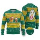 Togo Christmas Ugly Christmas Sweater African Santa Lion Drummer Gingerbread - African Pride