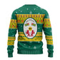 Togo Christmas Ugly Christmas Sweater African Santa Lion Drummer Gingerbread - African Pride